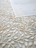 Ketubah Papercut - Lace Leaves (Classic Design)