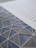 Ketubah Papercut - Geometric (Printed Border)