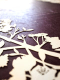 Papercut Ketubah Cherry Blossoms on Washi Paper