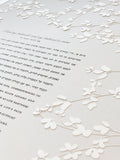 Ketubah Papercut - Sprigs (Classic Design)