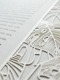 Ketubah Papercut - Tropical Frame (Classic Design)