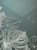Ketubah Papercut - Tropical Flora (Classic Design)