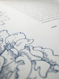Signature Ketubah - Peonies