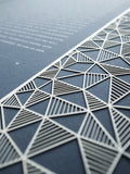 Ketubah Papercut - Geometric (Classic Design)