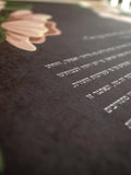 Signature Ketubah Design (Cotton Paper) Blooming Roses