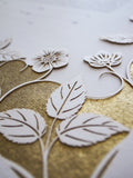 Ketubah Papercut - Blooming Garden (Metallic Border)