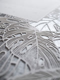 Ketubah Papercut - Tropical Frame (Metallic Border)