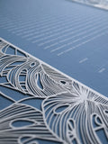 Ketubah Papercut - Tropical Frame (Classic Design)