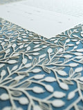 Ketubah Papercut - Lace Leaves (Printed Border)