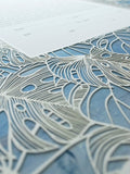 Ketubah Papercut - Tropical Frame (Printed Border)