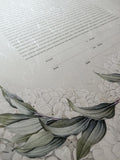 Signature Ketubah Design (Washi Paper) Green Laurel