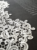 Papercut Ketubah Lace Fringe