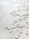 Ketubah Papercut - Sprigs (Classic Design)
