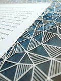 Ketubah Papercut - Geometric (Printed Border)
