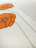 Signature Ketubah - Poppies