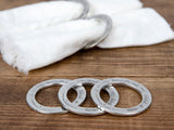 Beloved Pewter Napkin Rings - Free Shipping