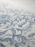 Signature Ketubah Design (Cotton Paper) Peonies