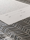 Papercut Ketubah Chevron Lines