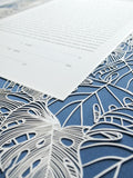 Ketubah Papercut - Tropical Frame (Printed Border)