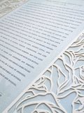 Papercut Ketubah Roses Frame