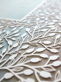 Ketubah Papercut - Lace Leaves (Classic Design)