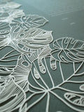 Ketubah Papercut - Tropical Flora (Classic Design)