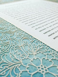 Papercut Ketubah Trellis