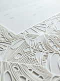Ketubah Papercut - Tropical Frame (Classic Design)