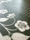 Signature Ketubah - Blooming Garden on Washi Paper