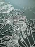 Ketubah Papercut - Tropical Flora (Classic Design)
