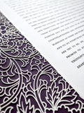 Ketubah Papercut - Trellis (Printed Border)