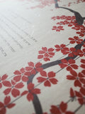 Signature Ketubah - Falling Blossoms on Washi Paper
