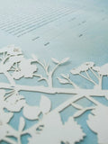 Papercut Ketubah Cherry Blossoms