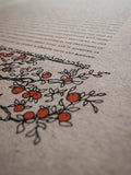 Signature Ketubah Design (Cotton Paper) Branch Frame
