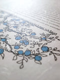 Signature Ketubah Design (Washi Paper) Branch Frame