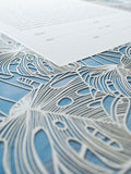 Ketubah Papercut - Tropical Frame (Printed Border)