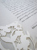 Papercut Ketubah Cherry Blossoms