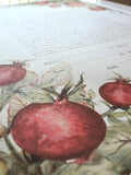 Signature Ketubah Design (Bookcloth) Watercolor Pomegranates