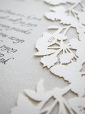Papercut Ketubah Cherry Blossoms