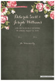 Quaker Marriage Certificate - Blooming Peonies (parchment moss)