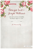 Quaker Marriage Certificate - Blooming Peonies (watercolor ascot gray)