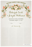 Quaker Marriage Certificate - Flower Garland (ascot gray)