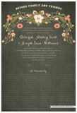 Quaker Marriage Certificate - Flower Garland (parchment moss)