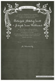 Quaker Marriage Certificate - Wild Flowers (parchment moss)