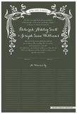 Quaker Marriage Certificate - Wild Flowers (moss)