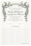 Quaker Marriage Certificate - Wild Flowers (eggshell)