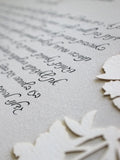 Papercut Ketubah Cherry Blossoms