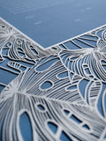 Ketubah Papercut - Tropical Frame (Classic Design)