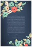 Signature Ketubah Design (Cotton Paper) Blooming Branches
