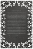 Signature Ketubah Design (Cotton Paper) Blooming Garden